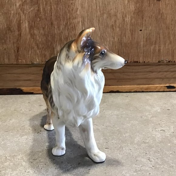 Vintage Ceramic Collie Dog Figurine - Picture 5 of 9